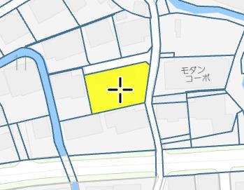 ���ꌧ����s���ؐ���3���ڂ̓y�n�̊Ԏ��